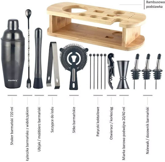 Klausberg Bartender Tool 720ml 17pcs