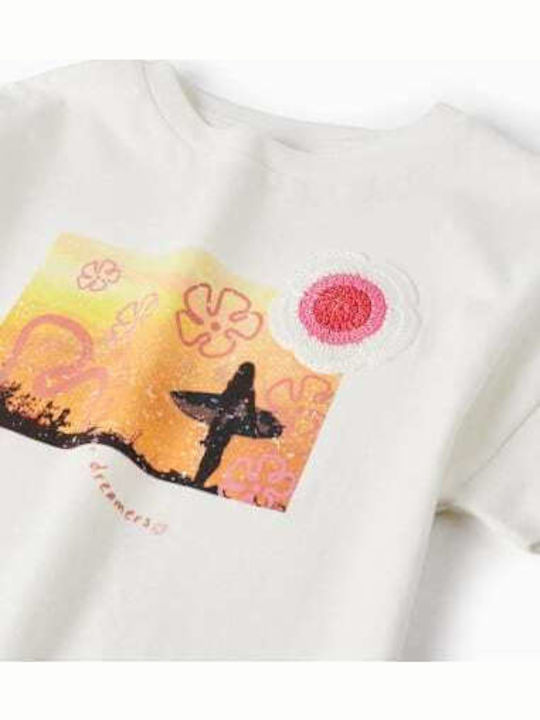 Tricou Zippy Alb