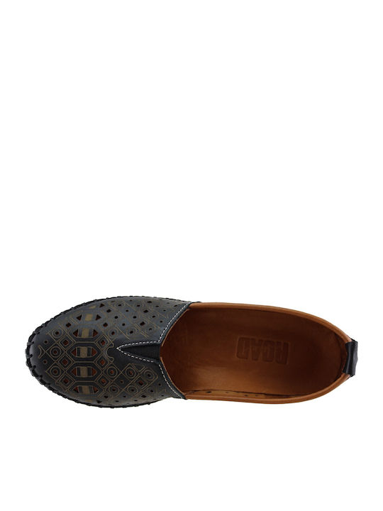 Women's Slip-On Leather Black