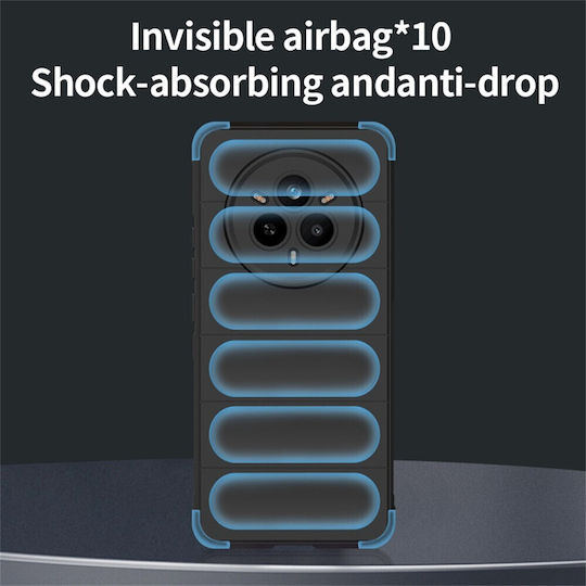 Magic Shield Back Cover Σιλικόνης Μαύρο (Realme 14 Pro)