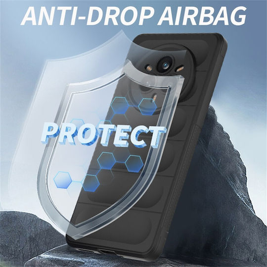 Magic Shield Back Cover Σιλικόνης Μαύρο (Realme 14 Pro)