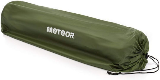 Meteor Самонадуваем Двуместен Къмпинг Матрак 192x132см Дебелина 3см Зелен