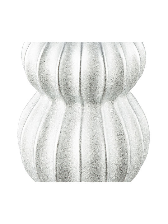 ArteLibre Διακοσμητικό Βάζο Keramik Silber 10x10x16cm 1Stück