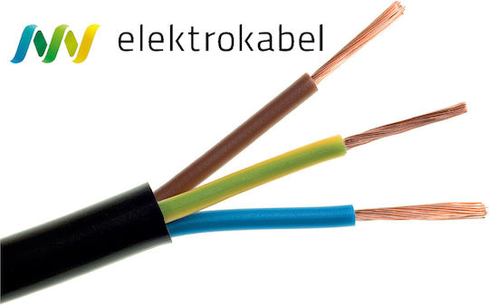 Cablu din cauciuc H05RR-F/OW 3x1,5 300/500V Elektrokabel 100m