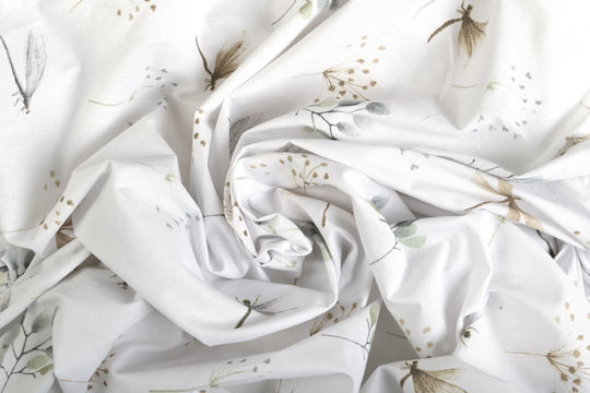 Matex Baby Sheet Crib Cotton Fitted White 70x140cm