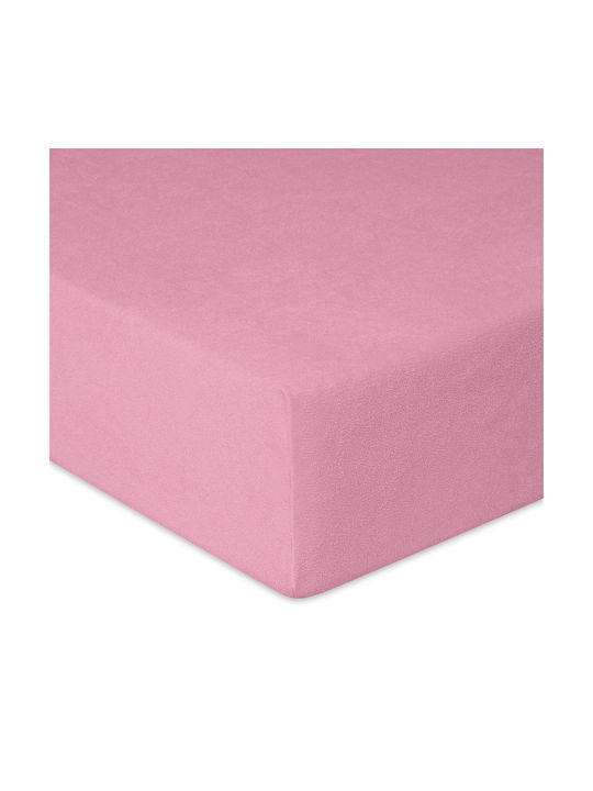 Matex Baby Bettlaken Für Krippe Baumwolle Angepasst Rosa 70x140cm