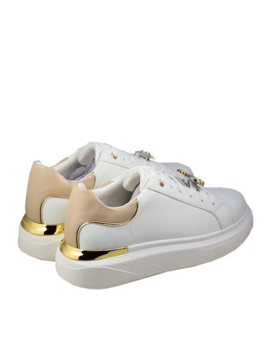 Damen Anatomisch Sneakers Weiß