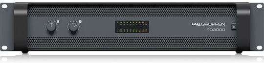 Lab Gruppen PD3000 Τελικός Ενισχυτής PA 2 Καναλιών 1500W/4Ω 800W/8Ω