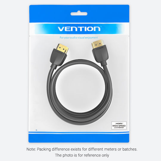 Vention HDMI 2.0 Premium High Speed 4K 60Hz HDR Cable HDMI male - HDMI male 0.5m Μαύρο