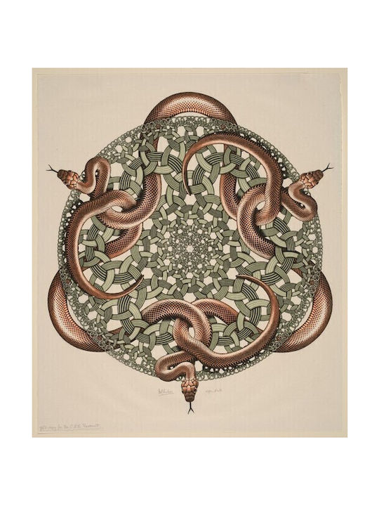 Тежест за хартия Parastone M.C. Escher Змии