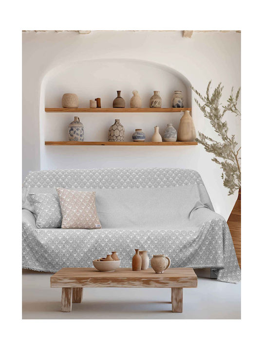 Madi Μαξιλάρι Καναπέ Dominor Grey 45x45εκ.