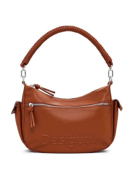 Desigual Women's Bag Shoulder Tabac Brown 25SAXPBW-6011