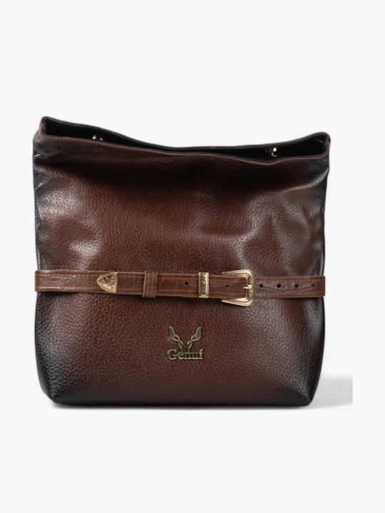 Leather Women's Brown Crossbody Bag