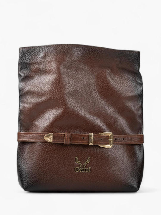 Leather Women's Brown Crossbody Bag