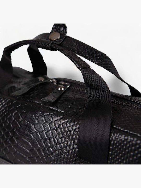 De piele Geantă de damă Rucsac Neagră