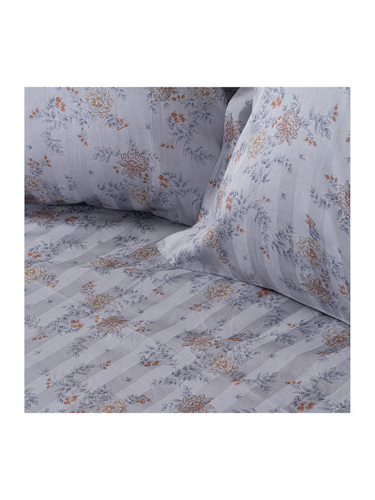 Beauty Home Art 12212 Jasmine Подредба Покривало Кингсайз Памук GRI 220x240см