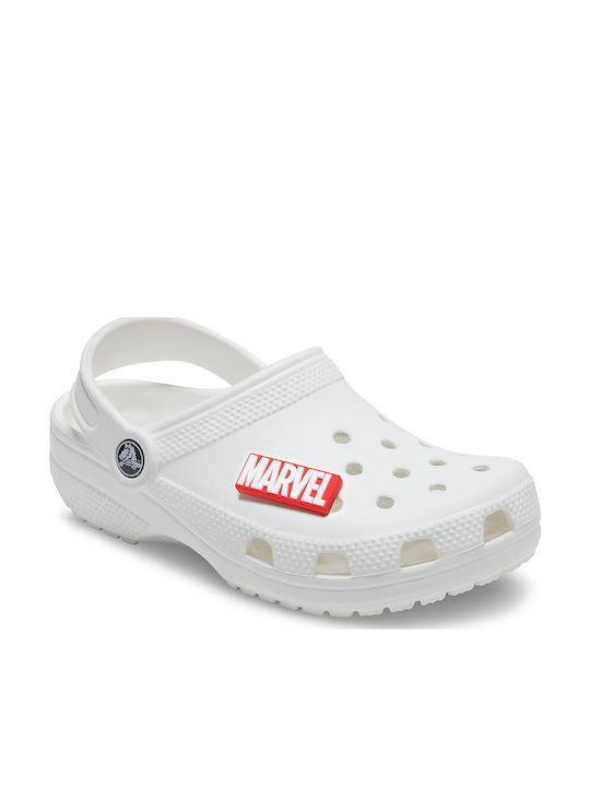 Crocs Jibbitz Charm Marvel Logo Red