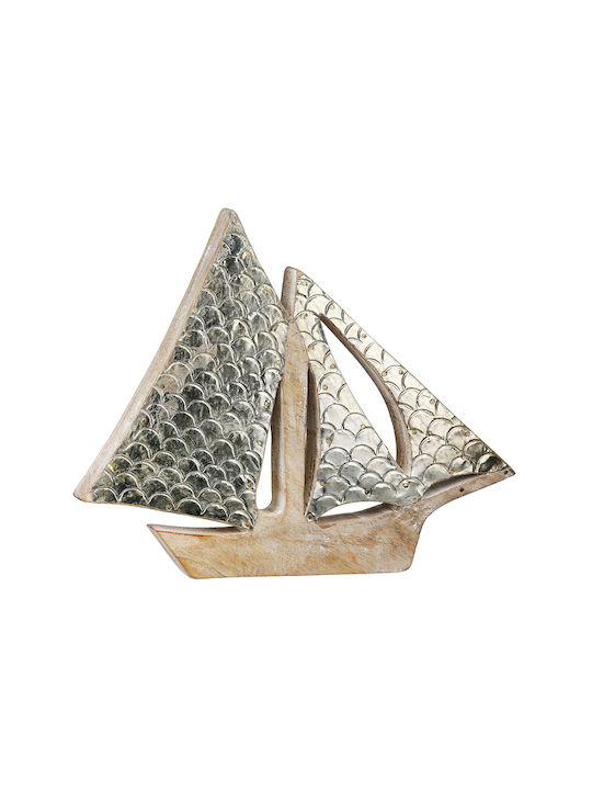 ArteLibre Διακοσμητικό Χώρου από Ξύλο 25x3x20cm