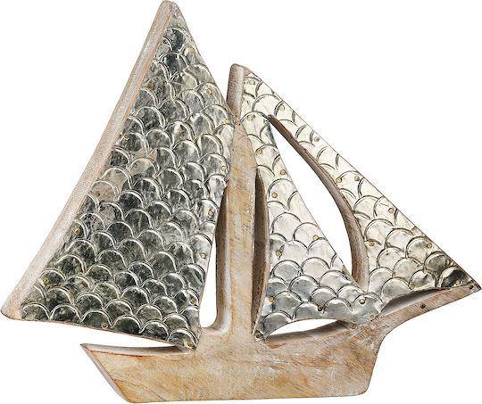 ArteLibre Decorativ de Spațiu din Lemn 25x3x20cm 1buc