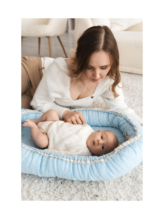 Matex Βρεφικό Μαξιλάρι Φωλιά Natural Linen 55x80εκ.