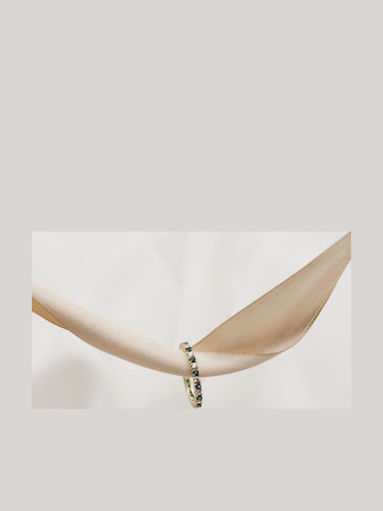 Themelidis Jewels Γυναικείο Δαχτυλίδι Ολόβερο με Ζιργκόν από Χρυσό 14Κ