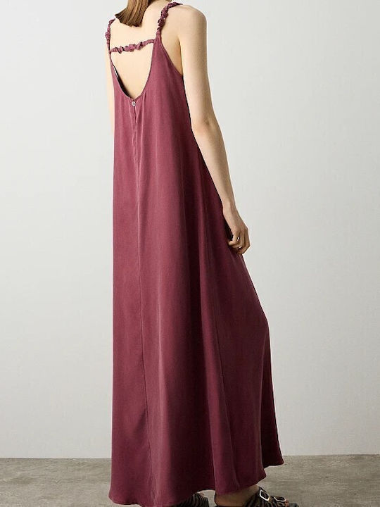 Summer Maxi Dress Bordeaux
