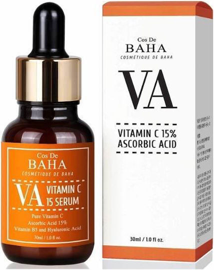 Cos De Baha Serum Gesicht mit Vitamin C für Strahlkraft & Aufhellung 30ml