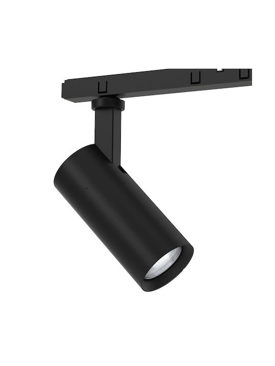 Eko Light Magnetic Διπλό LED Φυσικό Λευκό Σποτ σε Μαύρο Χρώμα
