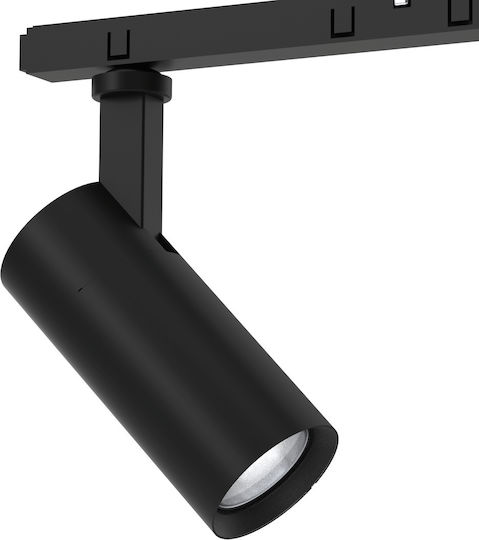 Eko Light Magnetic Διπλό LED Φυσικό Λευκό Σποτ σε Μαύρο Χρώμα