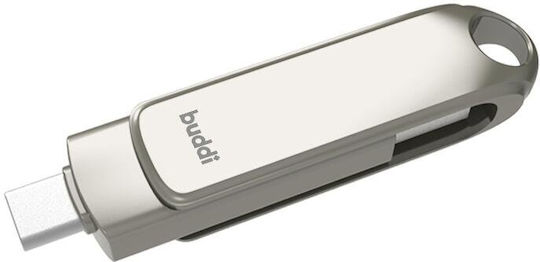 Buddi 32GB USB 3.1 Stick Γκρι