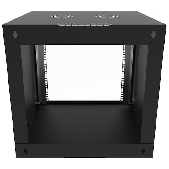 Canovate Wandmontiert Rack-Schrank 9U 60x60cm Schwarz WC1S-9-0966A
