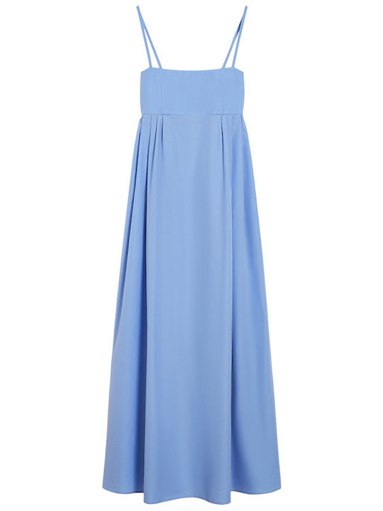 Sommer Maxi Damenkleid Blau