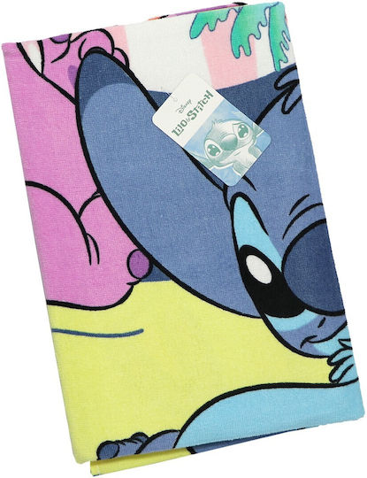 Disney Lilo & Stitch Cotton Kids' Beach Towel 70x140cm Ye18240 Multicolored 70x140cm