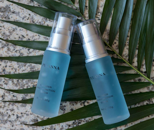 Pulanna Collagen Multi-Function Moisturizing & Anti-aging Serum Face with Hyaluronic Acid & Collagen for Radiance & Firming 30gr