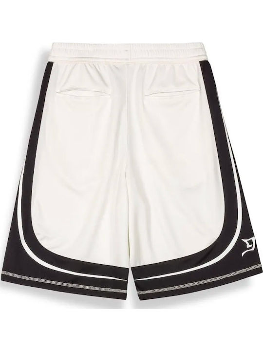 Baggy Men's Athletic Shorts Ecru