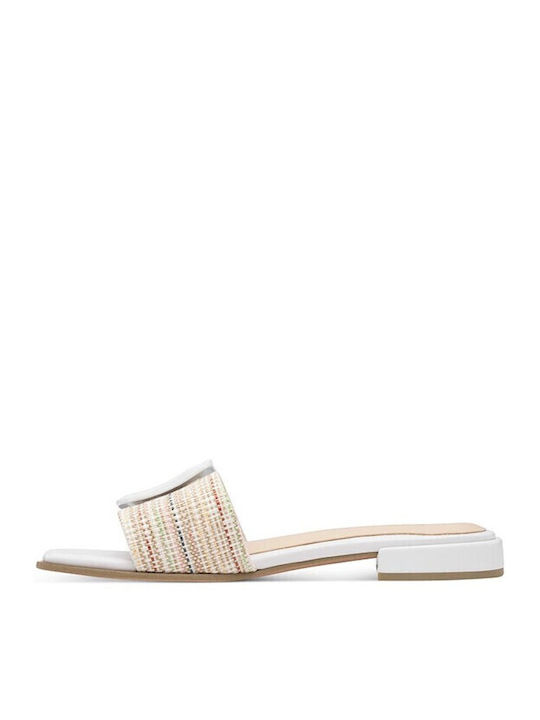 Flache Sandalen für Damen in Weiß Farbe