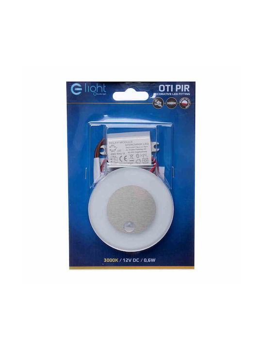 Eko Light Χωνευτό Σποτ με Ενσωματωμένο LED και Θερμό Λευκό Φως 1τμχ