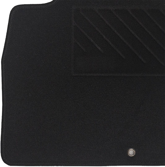 Σετ Μπροστινά και Πίσω Πατάκια 5τμχ για Nissan Micra 2011-2016 Μαύρα
