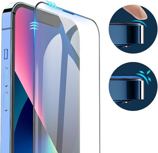 Hoco 3D 0.4mm Tempered Glass Μαύρο (Galaxy A31iPhone 13 mini)