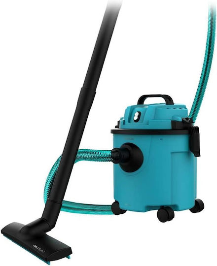 Cecotec Conga Rockstar Wet & Dry Σκούπα Υγρών / Στερεών 1200W με Πλαστικό Κάδο 16lt