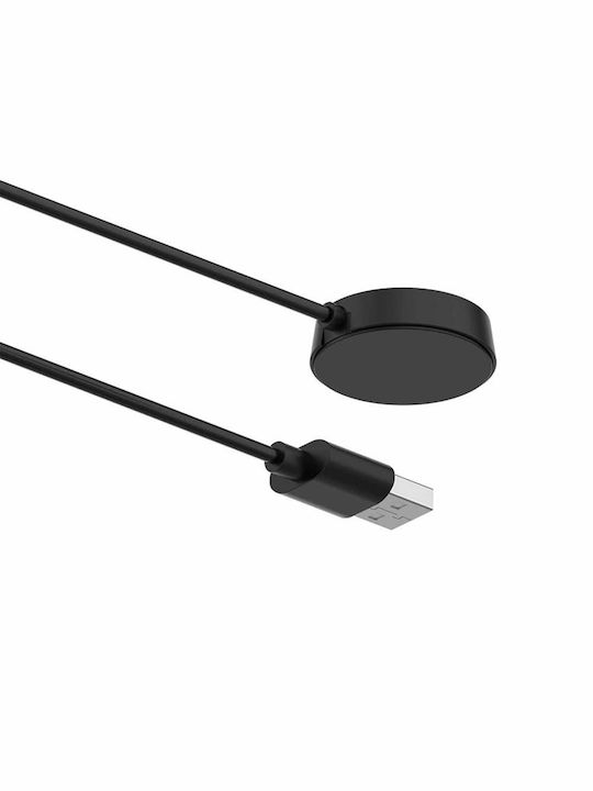 Techsuit Φορτιστής για Amazfit T-Rex, GTR 42mm, GTR 47mm, GTS Μαύρος