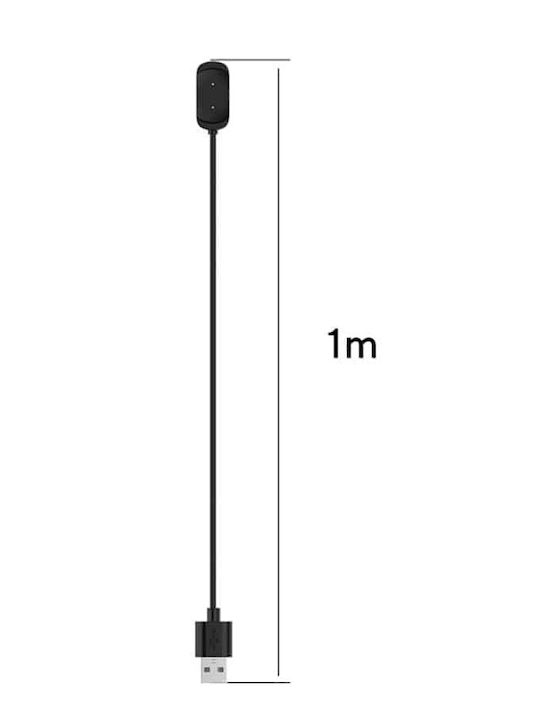 Techsuit Wearable Charger Amazfit T-Rex, GTR 42mm, GTR 47mm, GTS Blackς