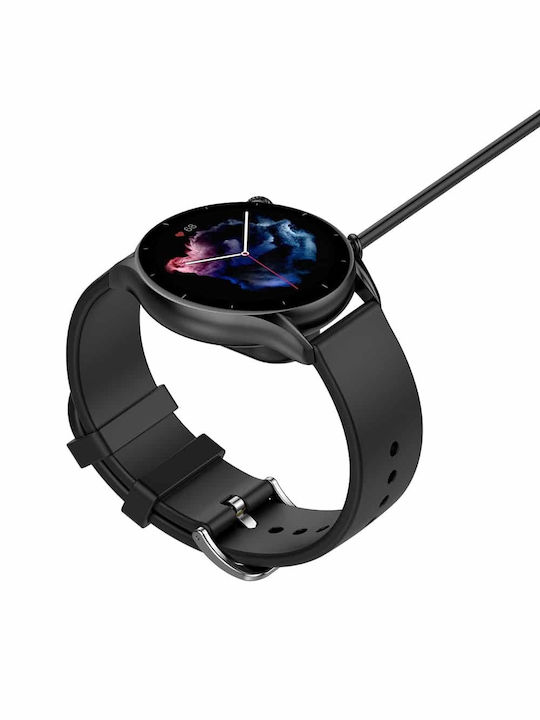 Techsuit Φορτιστής για Amazfit Cheetah, Pro, T-Rex Ultra, T-Rex 2, GTR4, GTS4 Μαύρος