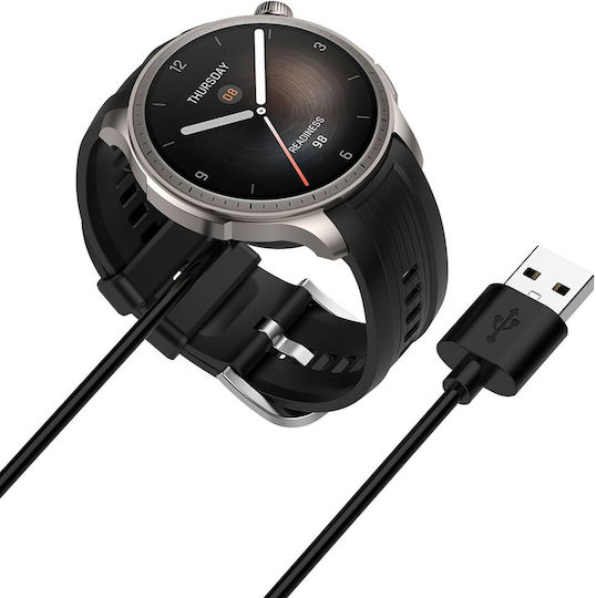 Techsuit Ladegerät für Amazfit T-Rex3, Balance Schwarzς