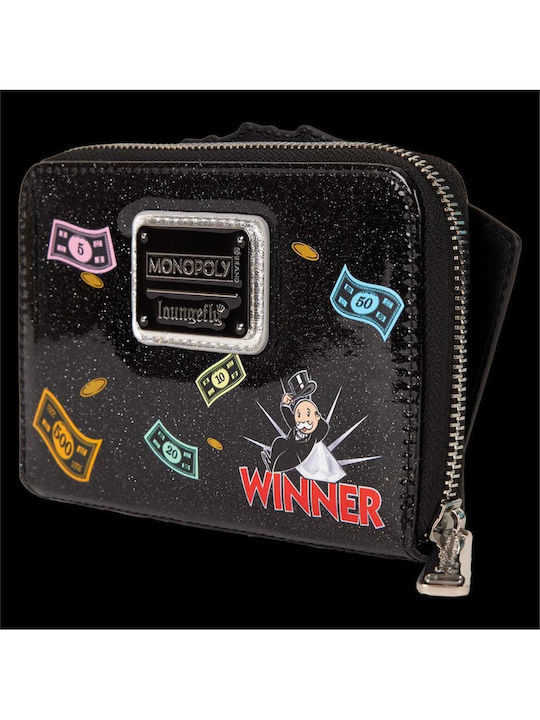 Loungefly Παιδικό Πορτοφόλι με Φερμουάρ Hasbro Monopoly Money Zip Around Loungefly Παιδικό Πορτοφόλι με Φερμουάρ Hasbro Monopoly Money Zip Around