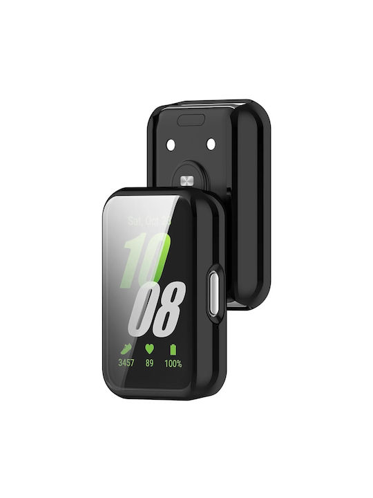 Best Accessories Silicone Tpu Protective Case Screen Cover Samsung Galaxy Fit 3 Sm-r390 Black
