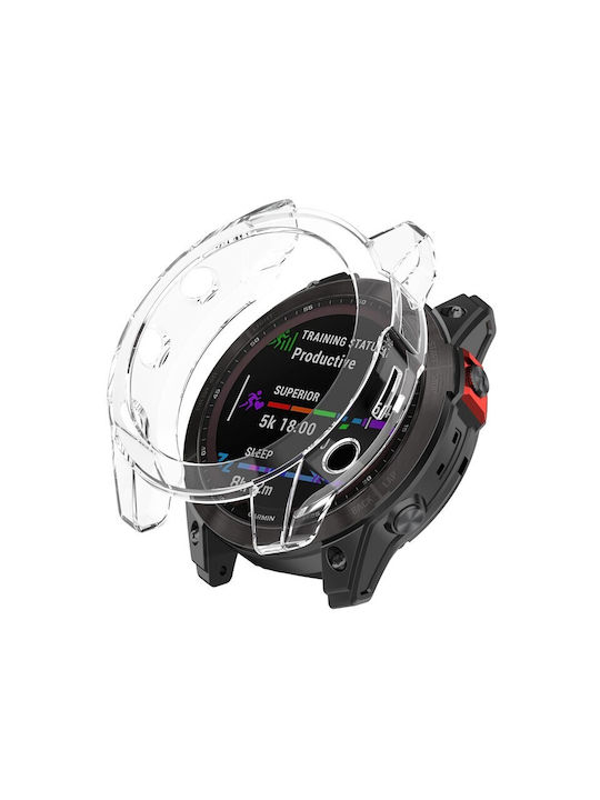 Best Accessories Silicone Case In Transparent Color Garmin Fenix 7 Best Accessories Silicone Case In Transparent Color Garmin Fenix 7