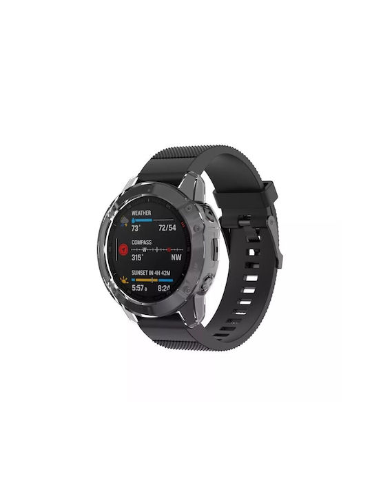 Best Accessories Silicone Case In Transparent Color Garmin Fenix 7