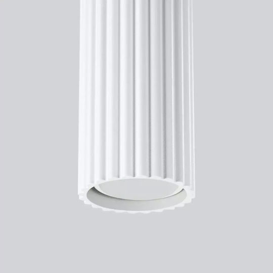 Sollux Karbon 2 Lustră Alb cu Dulie GU10 30x6.5x90cm.