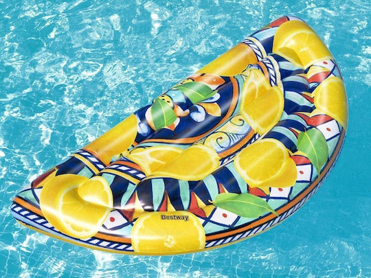 Bestway Inflatable Pool Mattress Yellow 171x89cm